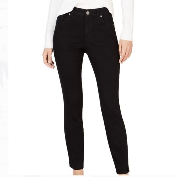 Maison Jules Velvet Side Tuxedo Stripe Jean Size 2 / Size 26 - Picture 2 of 9